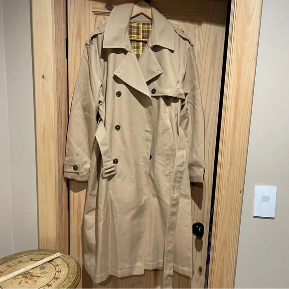 Kitri x Jessie Bush Tan Trench Coat - Picture 3 of 8